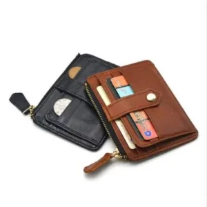 Zipper Wallet brown Black